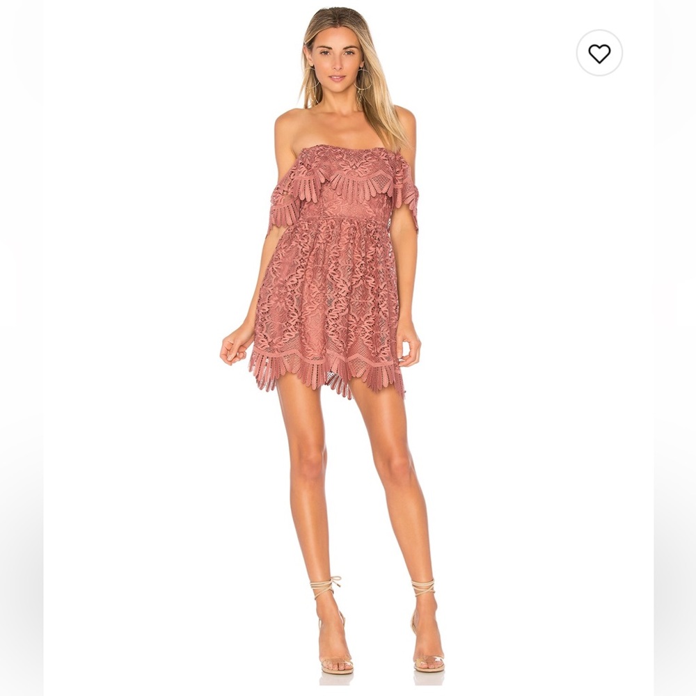 Lovers + Friends Dream Vacay dress in Mauve
